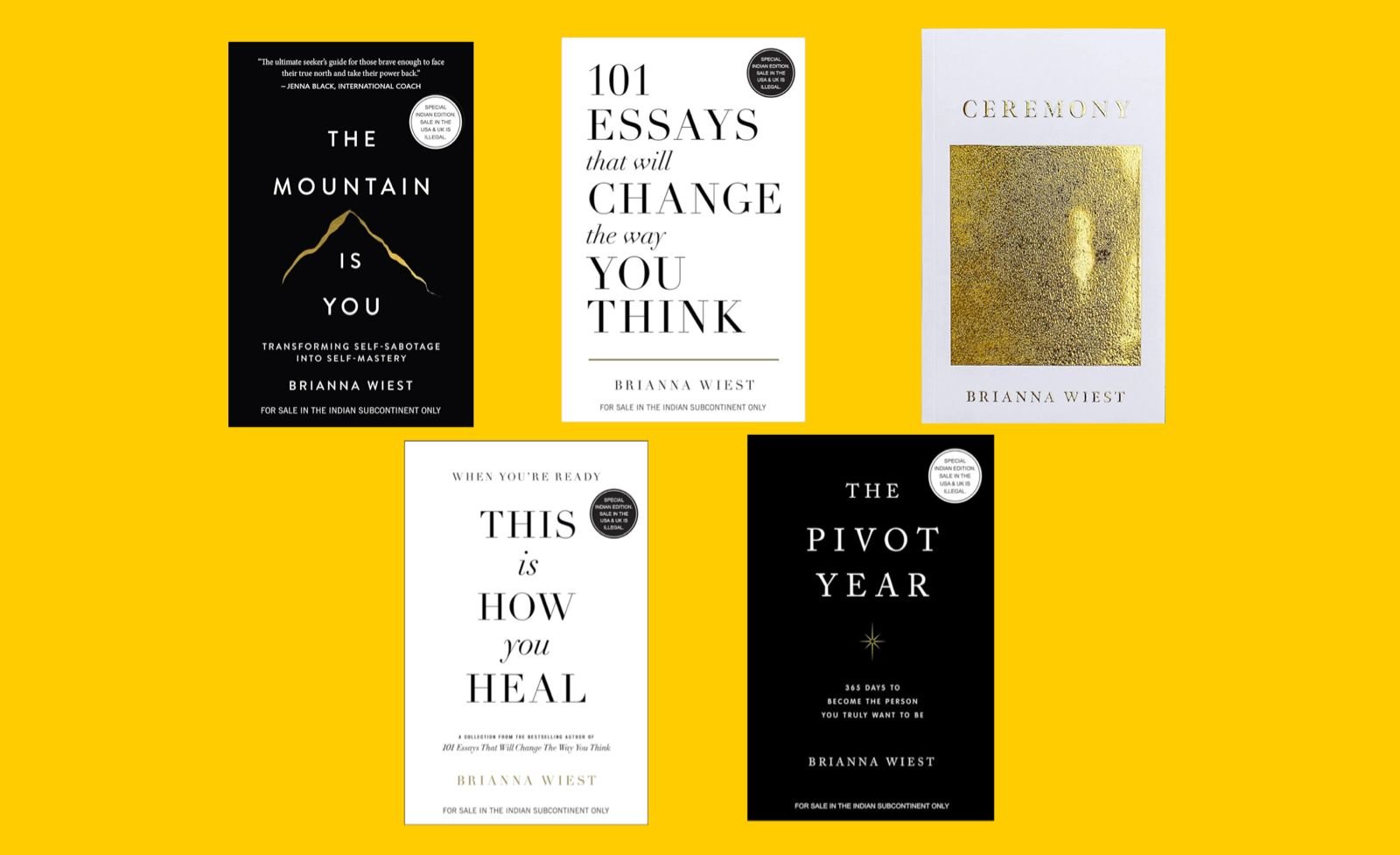 Brianna Wiest TOP 5 Most Selling Books Combos