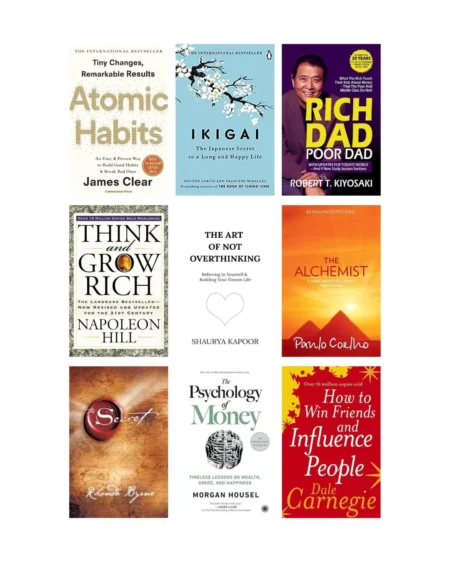 Self-Help & Success Books Combo (9 Books Set) | Paperback