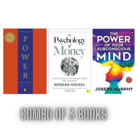 SET OF 3 BOOKS | 48 LAwS OF POWER, THE PSYCHOLOGY OF MONEY, THE POWER OF SUBCONSIOUS MIND