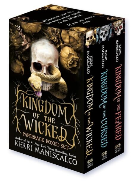 Kingdom of the Wicked Paperback Boxed Set: Kingdom of the Wicked / Kingdom of the Cursed / Kingdom of the Feared Paperback – by Kerri Maniscalco (Author)