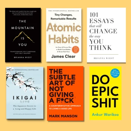 Combo set of bestselling self-help books This set contains 6 different books