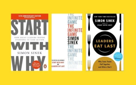 Simon Sinek 3 Books Collection Set (The Infinite Game , Leaders Eat Last , Start With Why)