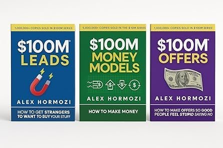 Alex Hormozi Book Combo (Set of 3) – $100M Offers, $100M Leads & $100M Money Models | Business, Marketing & Entrepreneurship Books