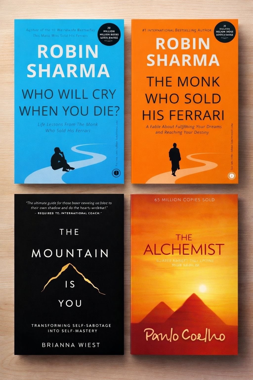 4 popular self-help and fiction books