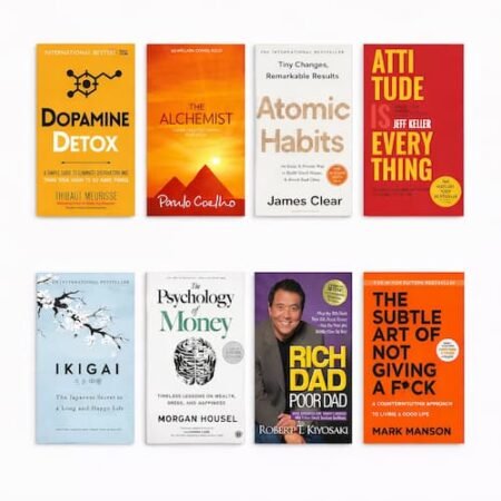Self help books (combo of 8 books)|Best self improvement books(Paperback)